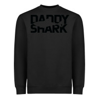 Black Daddy Shark Heavyweight Sweatshirt - Bettercallsaul