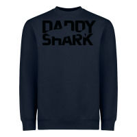 Navy Daddy Shark Heavyweight Sweatshirt - Bettercallsaul