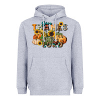 Heather Grey give thanks to the lord Heavyweight Hoodie - FaDigitalArtStudio