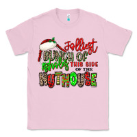 Bubblegum Pink jolliest bunch of assholes this side of the nuthou Classic Tee - MaliasSmallBusiness