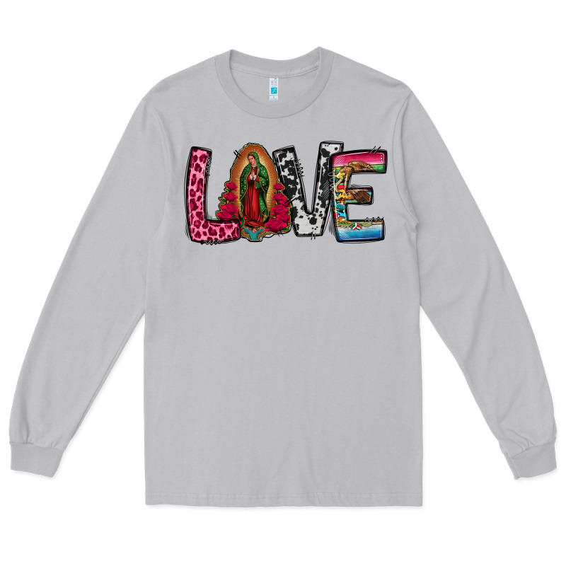 Our Lady Of Guadalupe Love Long Sleeve Tee by Jasminsmagicworld | Teevron