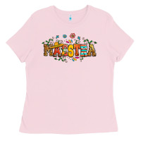 Bubblegum Pink spanish maestra teacher Ladies Tee - RanaPortraitStore