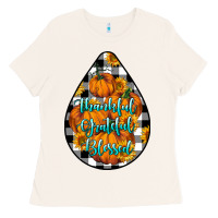 Bone Thankful Grateful Blessed Ladies Tee - LillyAllenDesigns