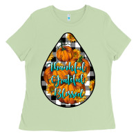 Matcha Thankful Grateful Blessed Ladies Tee - LillyAllenDesigns