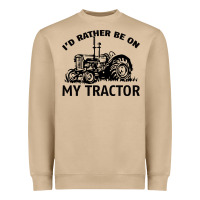 Mushroom I D Rather Be On My Tractor Heavyweight Sweatshirt - Bettercallsaul