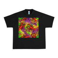 Black Mardi Gras Lobster Seamless Pattern Urban Heavy Tee - BundleAndBundleShop