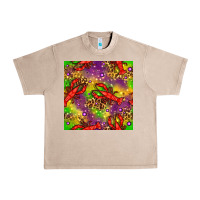 French Oak Mardi Gras Lobster Seamless Pattern Urban Heavy Tee - BundleAndBundleShop