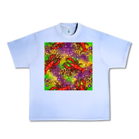 Grape Ice Mardi Gras Lobster Seamless Pattern Urban Heavy Tee - BundleAndBundleShop