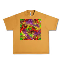 Peanut Butter Mardi Gras Lobster Seamless Pattern Urban Heavy Tee - BundleAndBundleShop