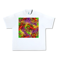 White Mardi Gras Lobster Seamless Pattern Urban Heavy Tee - BundleAndBundleShop