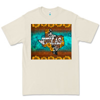 Bone sunflowers cowhide leopard texas map Premium Tee - BarkalooDesign