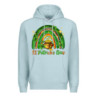 Blue Mist St. Patrick's Day rainbow Premium Hoodie - HowdyJamesFarm