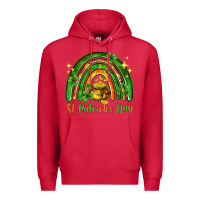 Cardinal St. Patrick's Day rainbow Premium Hoodie - HowdyJamesFarm