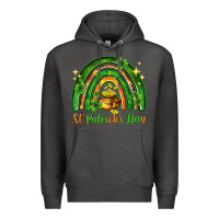 Charcoal Heather St. Patrick's Day rainbow Premium Hoodie - HowdyJamesFarm