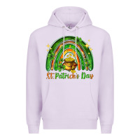 Lilac St. Patrick's Day rainbow Premium Hoodie - HowdyJamesFarm