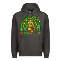 Smoke St. Patrick's Day rainbow Premium Hoodie - HowdyJamesFarm