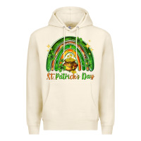 Tofu St. Patrick's Day rainbow Premium Hoodie - HowdyJamesFarm