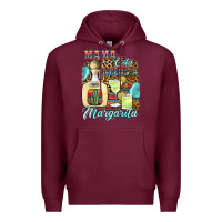 Burgundy mama cita needs a margarita1 Premium Hoodie - JahusDesignShop