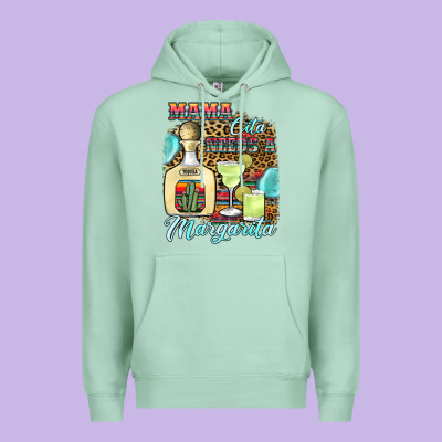 Mama Cita Needs A Margarita1 Premium Hoodie Designed By Jahusdesignshop