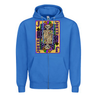 True Royal joker mardi gras skeleton Zipper Hoodie - CowGirlArtShop