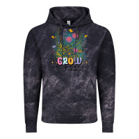 Cloud Black grow in grace Vintage Hoodie - MaliasSmallBusiness