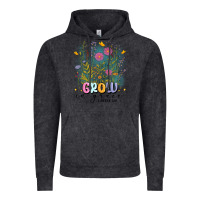 Vintage Black grow in grace Vintage Hoodie - MaliasSmallBusiness