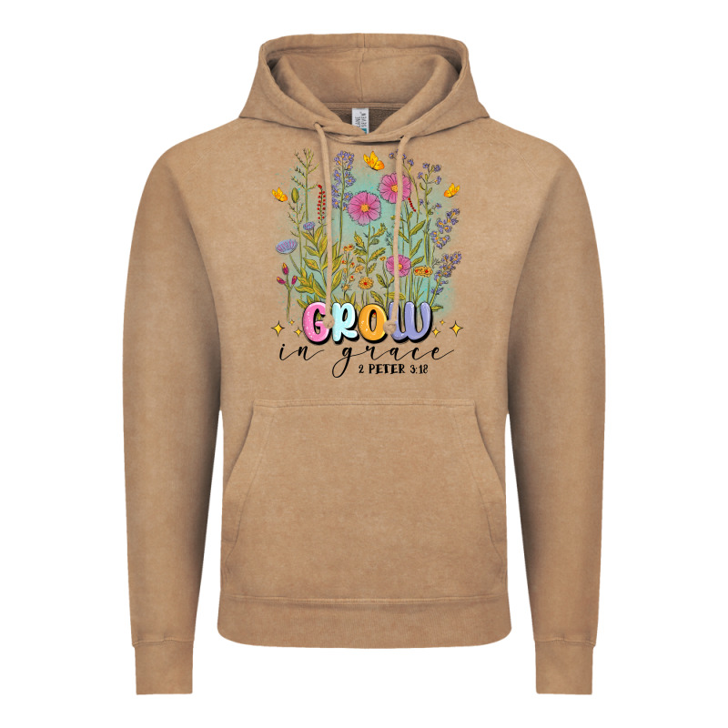Grow In Grace Vintage Hoodie by MaliasSmallBusiness | Teevron