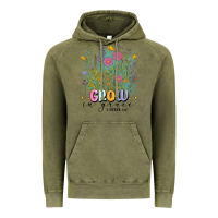 Vintage Olive grow in grace Vintage Hoodie - MaliasSmallBusiness