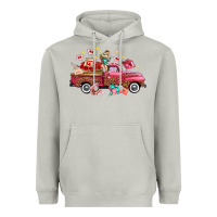 Moon Dust Western Valentines Day Truck Photography Love Side Heavyweight Hoodie - FaDigitalArtStudio