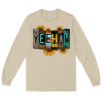 Mushroom yeehaw license plate letters Long Sleeve Tee - Jasminsmagicworld