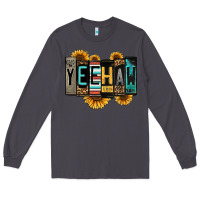 Smoke yeehaw license plate letters Long Sleeve Tee - Jasminsmagicworld