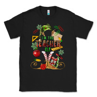 Black im teacher elf Classic Tee - MaliasSmallBusiness