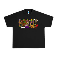 Black Mardi Gras love dog paw Urban Heavy Tee - BundleAndBundleShop