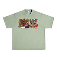 Oil Green Mardi Gras love dog paw Urban Heavy Tee - BundleAndBundleShop