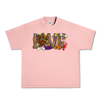 Mardi Gras Love Dog Paw Urban Heavy Tee | Teevron