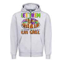 Let Them Eat Cake Zipper Hoodie | Teevron