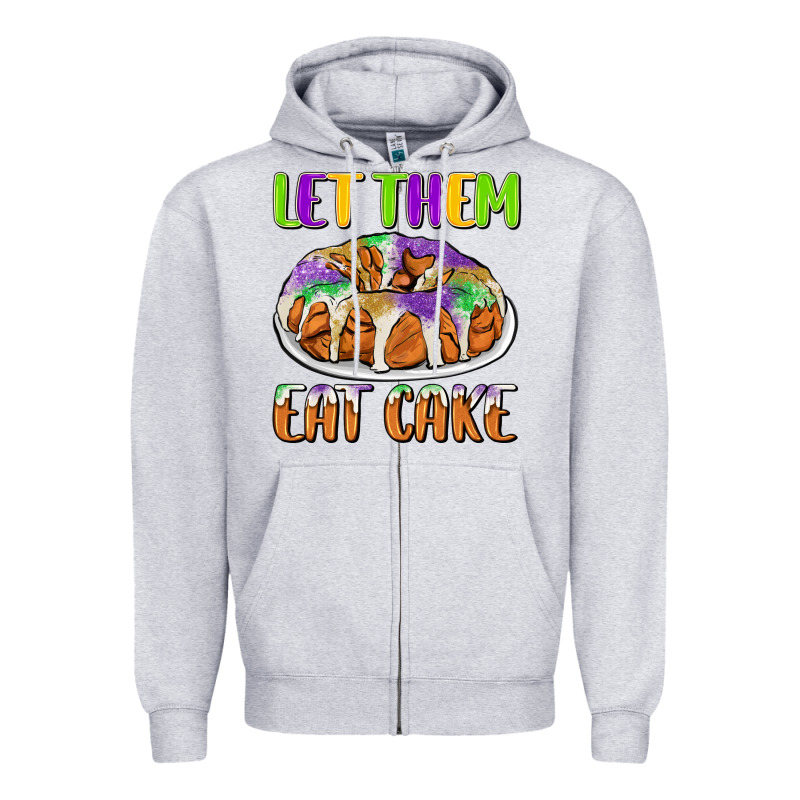 Let Them Eat Cake Zipper Hoodie by CowGirlArtShop | Teevron