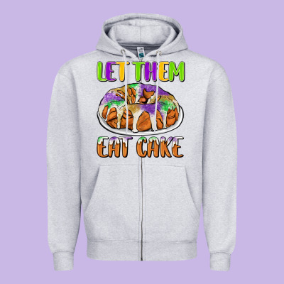 Let Them Eat Cake Zipper Hoodie Designed By Cowgirlartshop
