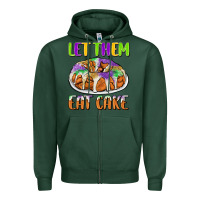 Sports Green let them eat cake Zipper Hoodie - CowGirlArtShop