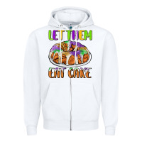 White let them eat cake Zipper Hoodie - CowGirlArtShop