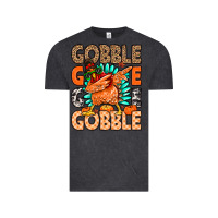 Vintage Black Gobble Gobble Gobble Vintage Tee - MaliasSmallBusiness