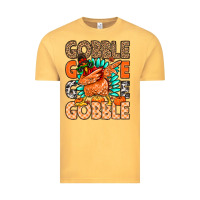 Vintage Mustard Gobble Gobble Gobble Vintage Tee - MaliasSmallBusiness