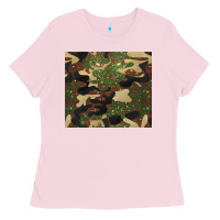 Bubblegum Pink camouflage glitter Ladies Tee - BarkalooDesign