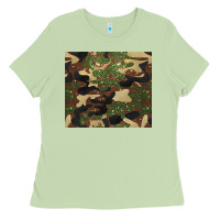 Matcha camouflage glitter Ladies Tee - BarkalooDesign