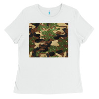 White camouflage glitter Ladies Tee - BarkalooDesign