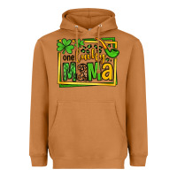 Meerkat One lucky mama St. Patrick's Heavyweight Hoodie - OliviaCreatesArt