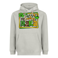 Moon Dust One lucky mama St. Patrick's Heavyweight Hoodie - OliviaCreatesArt