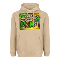 Mushroom One lucky mama St. Patrick's Heavyweight Hoodie - OliviaCreatesArt