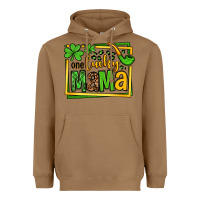 Toasted Coconut One lucky mama St. Patrick's Heavyweight Hoodie - OliviaCreatesArt