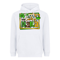 White One lucky mama St. Patrick's Heavyweight Hoodie - OliviaCreatesArt